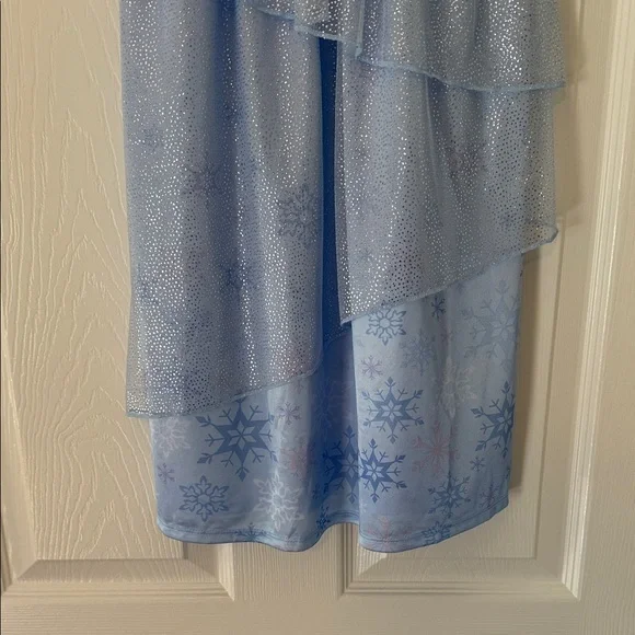 Like New Disney Frozen Elsa Anna Sleeveless Nightgown Dress Costume size 6 - Picture 5 of 8